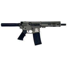 GLFA AR15 PISTOL 223 WYLDE, 7.5" NITRIDE BBL TUNGSTEN