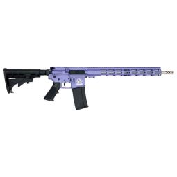 GLFA AR15 RIFLE 223 WYLDE, 16" S/S BBL WILD ORCHID