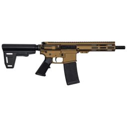 GLFA AR15 PISTOL 300 AAC 7.5", W/ BRACE NITRIDE BBL BRONZE