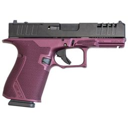 GLFA 19 STRIKER 9MM 4" 15 SHOT, BLACK SLIDE BLACK CHERRY FRAME