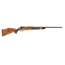 WEATHERBY MARK V DELUXE, VARMINTMASTER 22CM BLUE/WALNUT