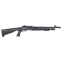 IVER JOHNSON PUMP 12GA 3" 18", CYL BLUED QD PISTOL GRIP STOCK