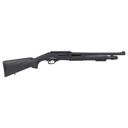 IVER JOHNSON PUMP 12GA 3" 18", BLUED SYNTHETIC