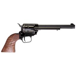 HERITAGE 22LR 4.75" FS BLUED, 250TH ANV. WOOD GRIPS