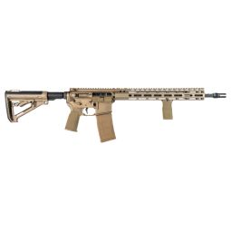 SHADOW SYSTEM U526 RIFLE 5.56, 16" FLATTOP BLACK BCG FDE
