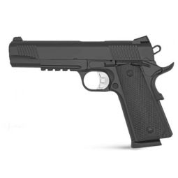 TISAS 1911 DUTY B45 45ACP, 5" BBL 2-8RD W/ RAIL BLACK