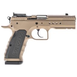 TANFOGLIO HEXAGON TACTICAL 9MM, 4.45" 17RND STEEL/ALUM GRIPS