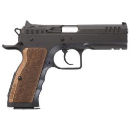 TANFOGLIO STOCK I 9MM 4.5", 17RD BLACK WOOD GRIPS