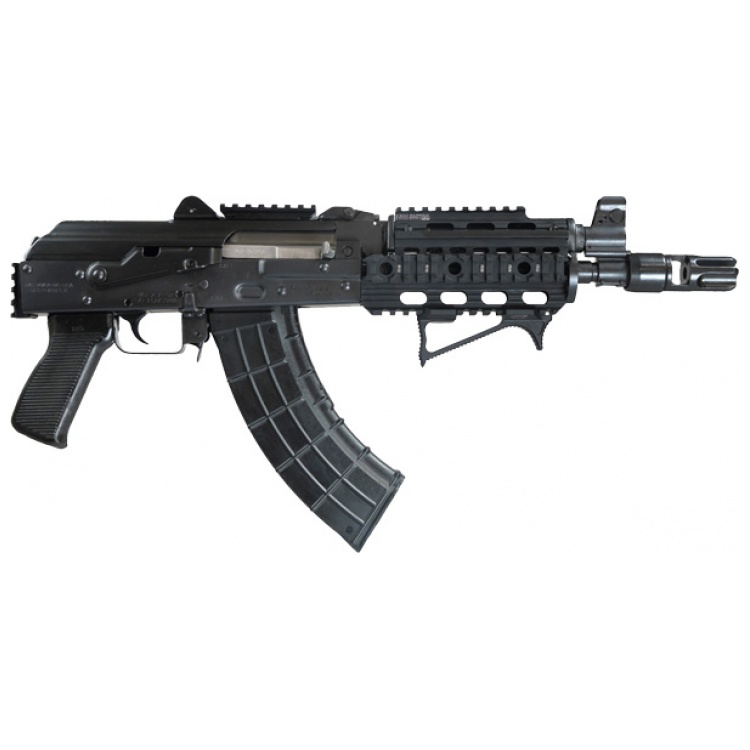ZASTAVA ZPAP92 PISTOL 7.62X39, W/NIGHT BREAK QUAD RAIL BLACK: MGW