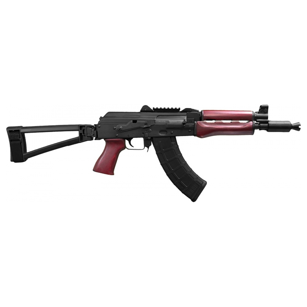 ZASTAVA ZPAP92 PISTOL 7.62X39, 30RD BRACE SERBIAN RED WOOD: MGW