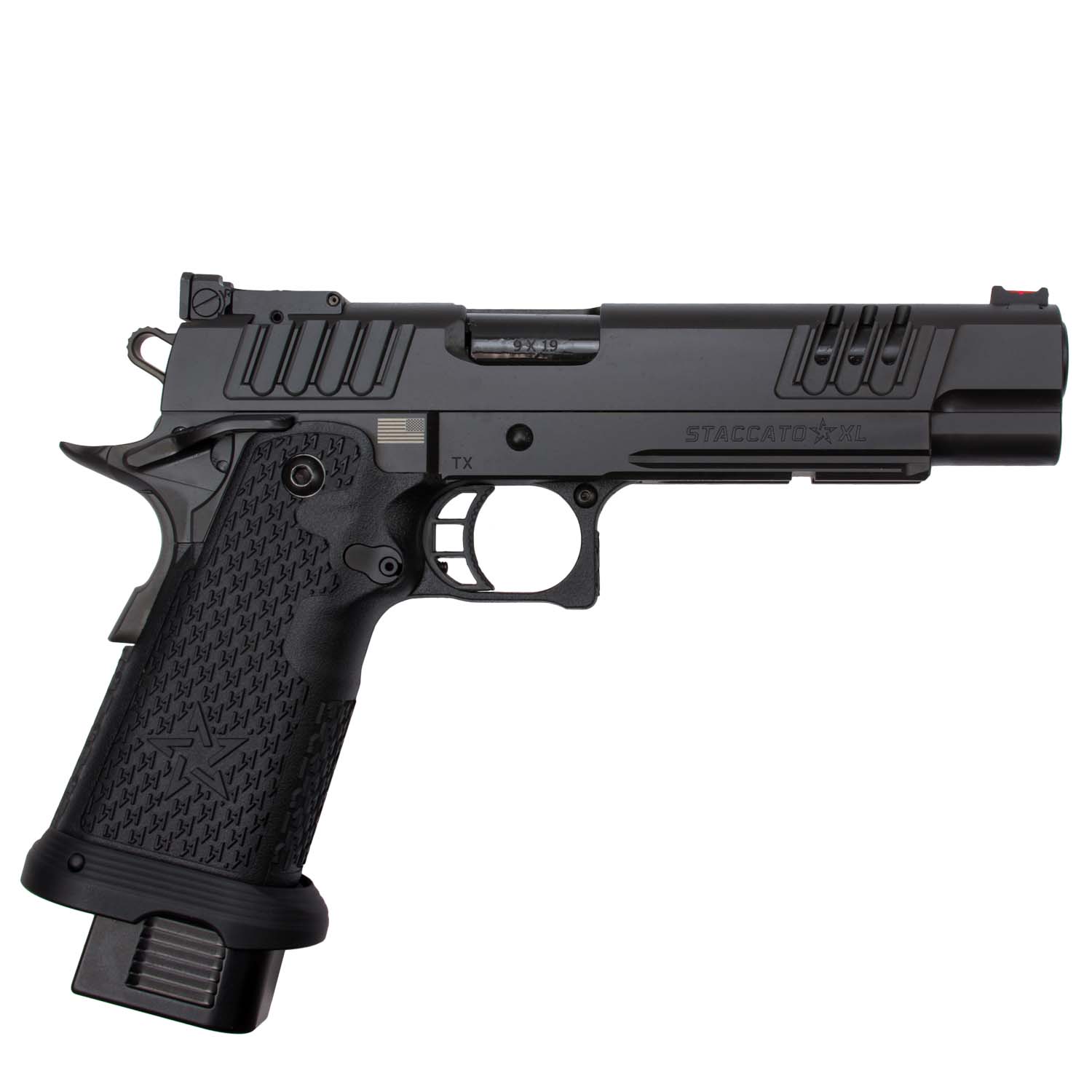 Staccato XL Black DLC 9mm Pistol w/ DLC Barrel: MGW