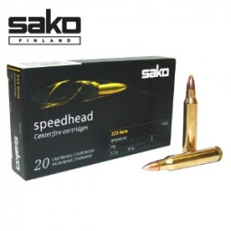 Sako Speedhead .223 50gr. FMJ Ammunition 20 Round Box