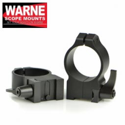 Warne Maxima 30mm QD Tikka Scope Rings, Matte Black