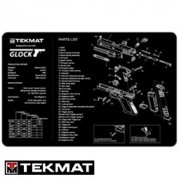 Tekmat Gun Cleaning Mat for Glock 17