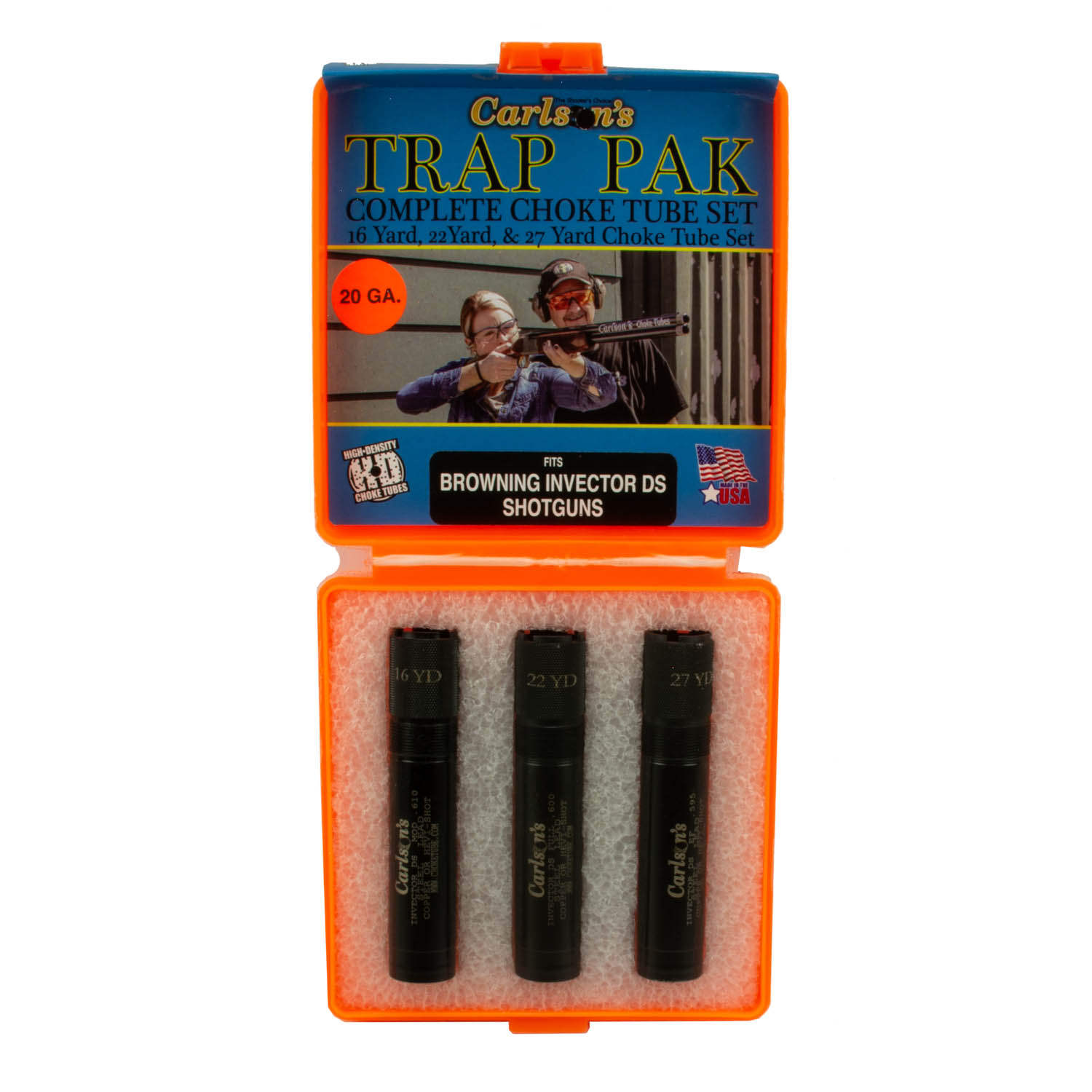 Carlson's Trap Pack Choke Tube Set, 20ga. Browning Invector DS: MGW