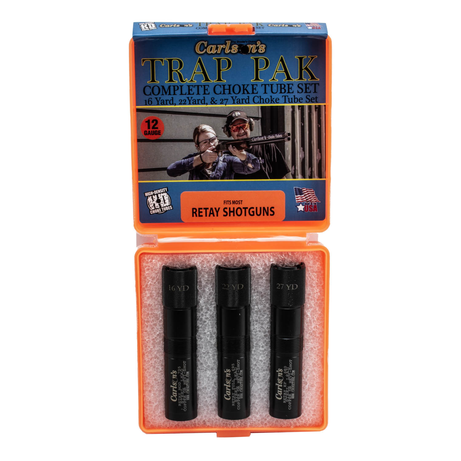 Carlson's Trap Pack Choke Tube Set, 12ga. Retay: MGW