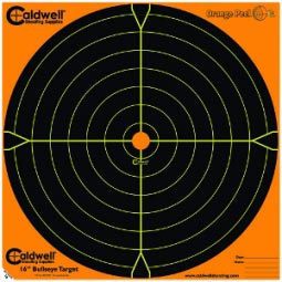 Caldwell Orange Peel 16" Bullseye Target, 10 Pack