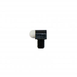 Bradley Front Sight Bead, 1/8" White Bead, M3.0-0.5 Thread, 1/8" Shank