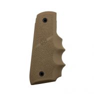 Ruger Mark IV 22/45 Hogue Rubber Grips w/Finger Grooves, FDE