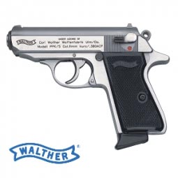 Walther PPK .380 Stainless  Pistol 7 Shot