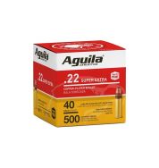 Aguila Super Extra 22 LR Ammunition, 40gr. Soft Point, 500 Round Box