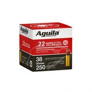 Aguila Super Extra 22 LR Ammunition, 38gr. Hollow Point, 250 Round Box
