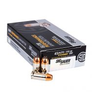 Sig Sauer Elite Performance V-Crown .45 ACP 230gr. JHP Ammunition, 50 Round Box