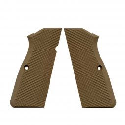 VZ Grips Browning Hi Power Diamond Back G10 Grips, Earth Brown