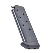 Chip McCormick Custom Classic 7 Round Full-Size 1911 .45 ACP Magazine, Blued w/ Pad