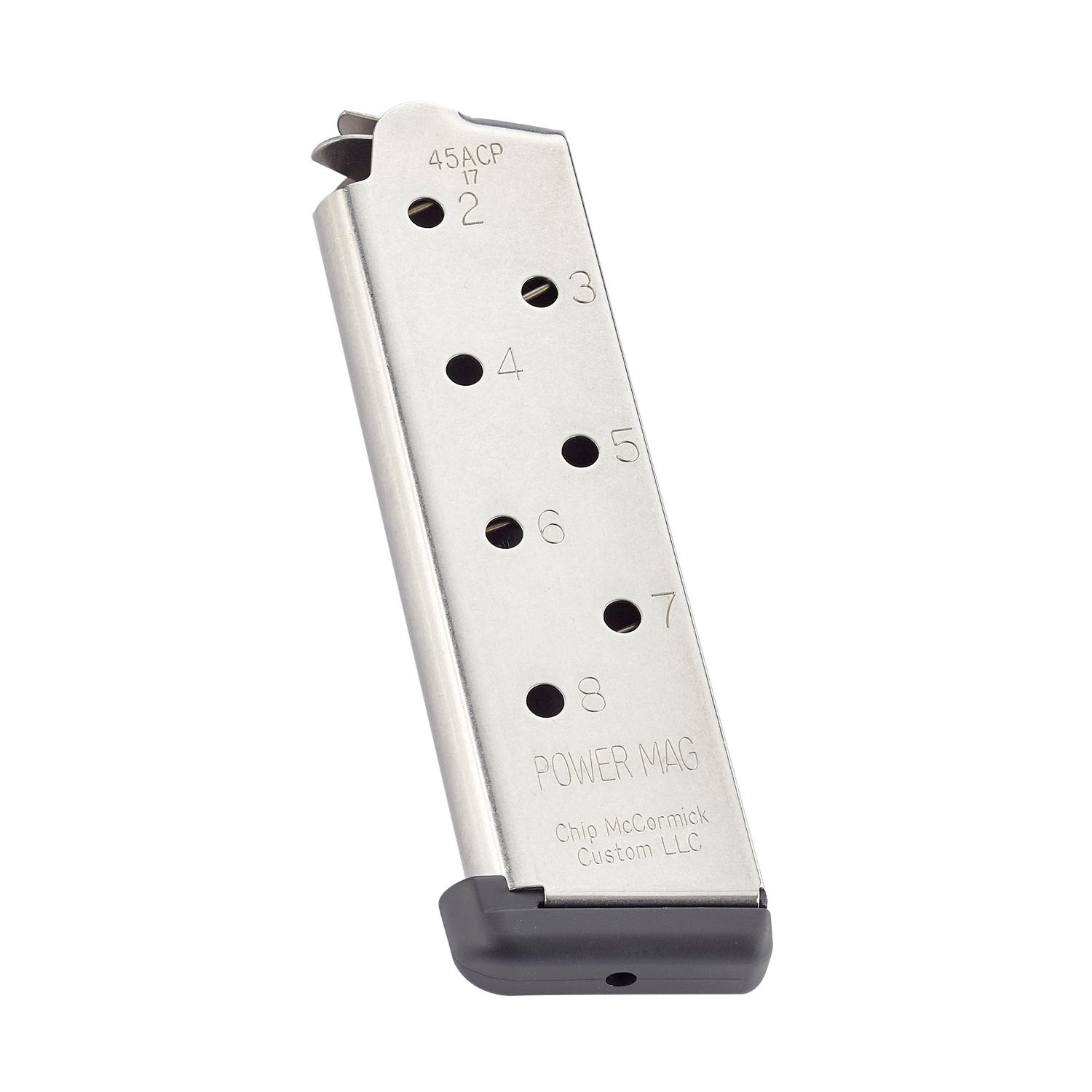 Chip McCormick Custom Power Mag 8 Round Full-Size 1911 .45 ACP