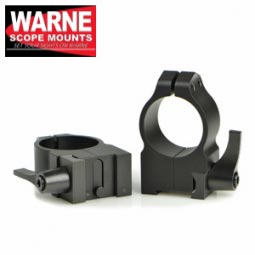 Warne Maxima 1" QD Tikka Scope Rings, Matte Black