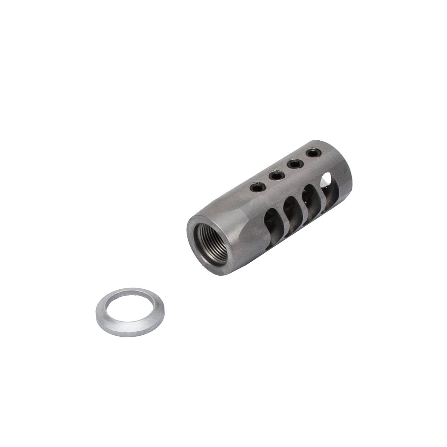 【新品】BARREL KNOT 歯ブラシ TSUTSU BARREL mini Christensen Arms Adjustable Side Baffle Brake, Titanium .338 cal