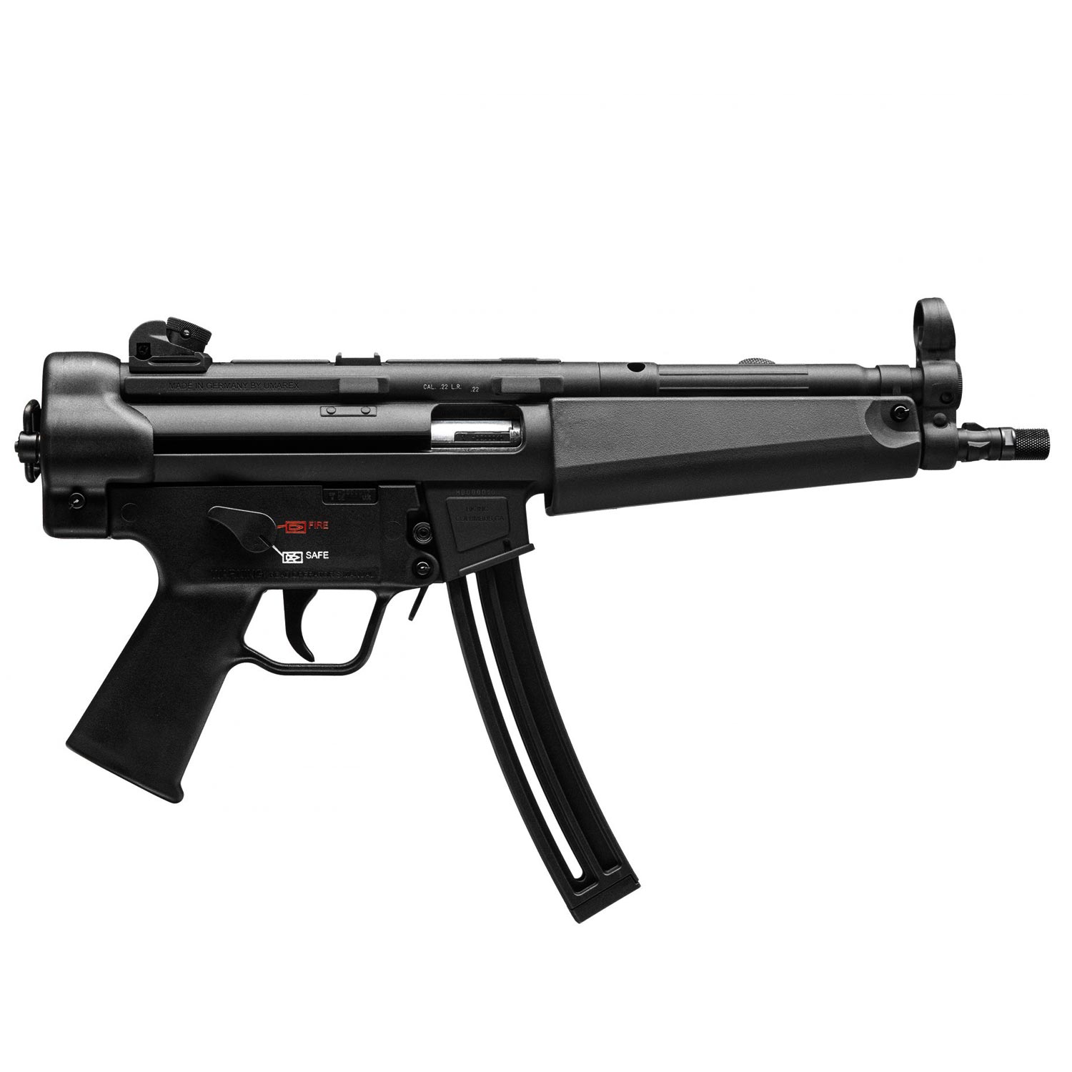 MP5 ガン KaL.9mm black HK MP5 22LR 8.5