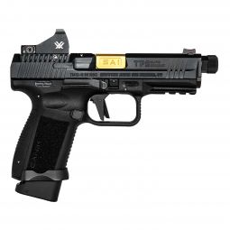 Canik TP9 Elite Combat Pistol w/Vortex Viper, 9mm (1) 15rd. & (1) 18rd. Mag, Black