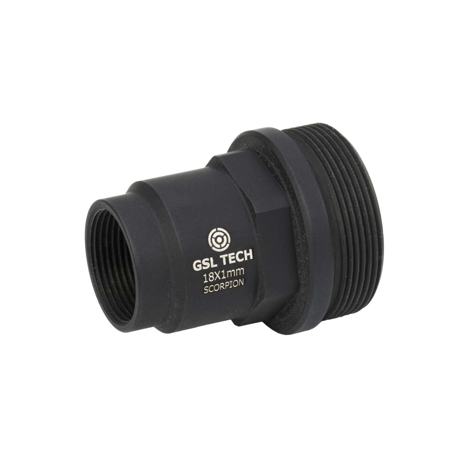 GSL Technology 9mm Stealth CZ Scorpion Adapter, 18x1mm Thread: MGW