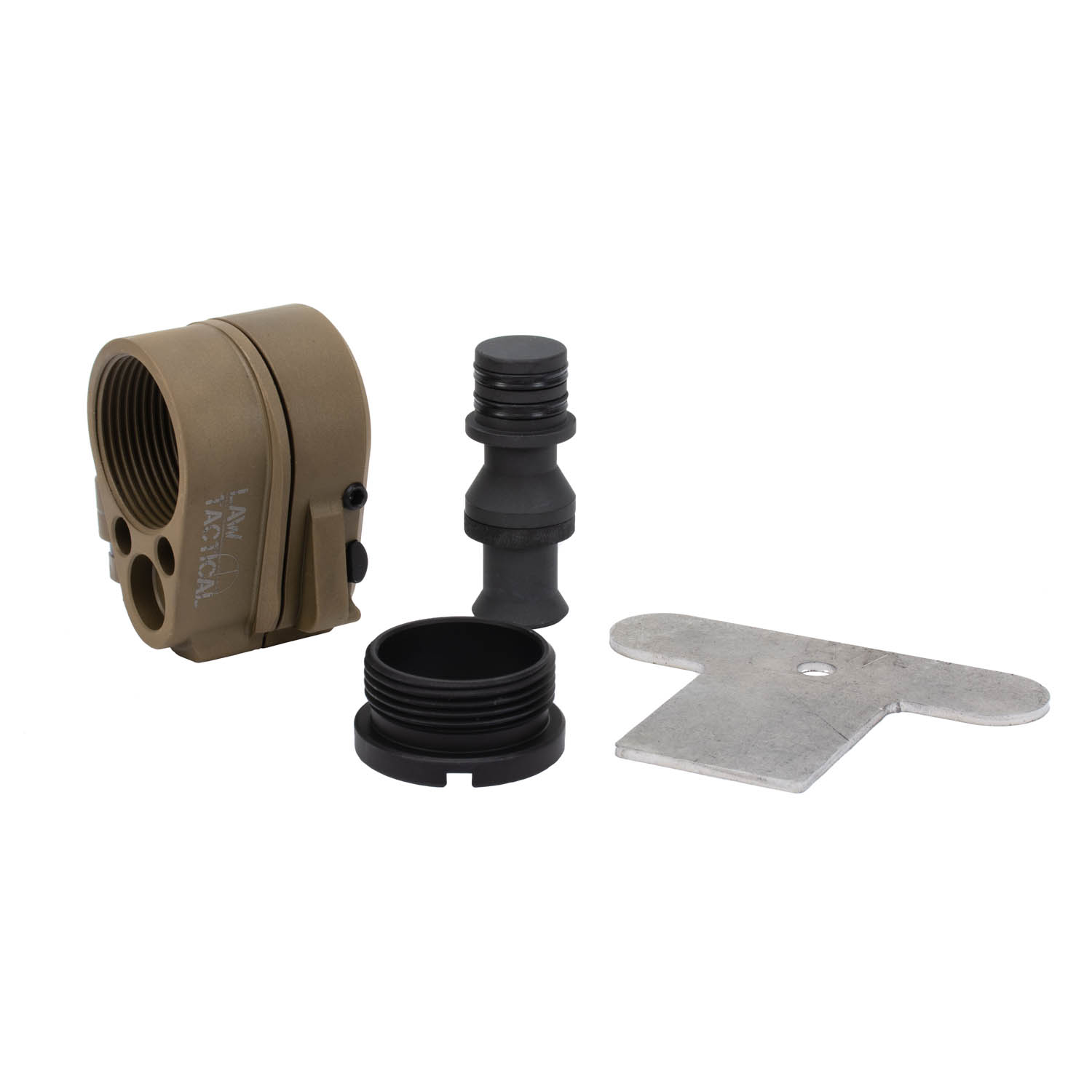 Law Tactical AR-15 Folding Stock Adapter Gen 3-M, FDE: MGW