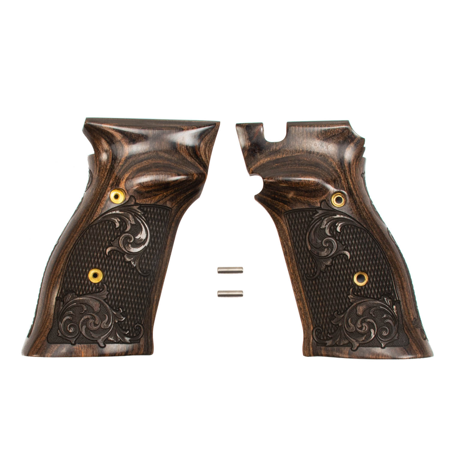 Altamont S&W Model 41 Grips, Ultima Panel Super Walnut Checkered