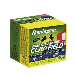 Remington American Clay & Field 12ga. 2-3/4" 1-1/8oz. #8 Shot 3 Dram, 25 Round Box
