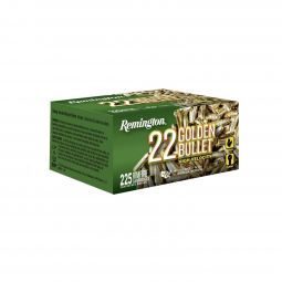 Remington Golden Bullet 22LR 36gr HP Ammunition, 225 Round Box