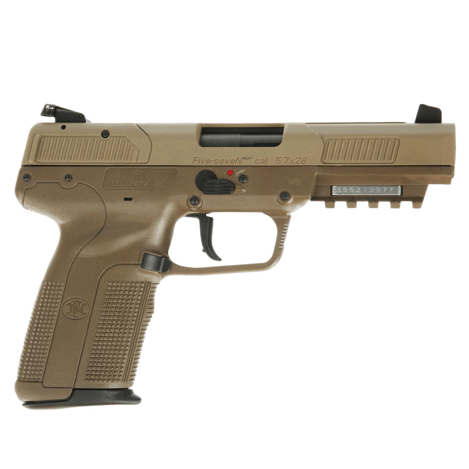 FN Five-seveN FDE, (2) 20-Rnd Mags, Adjustable Sight: MGW