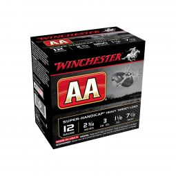 Winchester AA Super Handicap 12ga. 2-3/4" 1-1/8oz. #7.5 Shot Ammunition, 25 Round Box