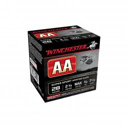 Winchester AA Super Sport 28ga. 2-3/4" 3/4oz. #7.5 Shot Ammunition, 25 Round Box