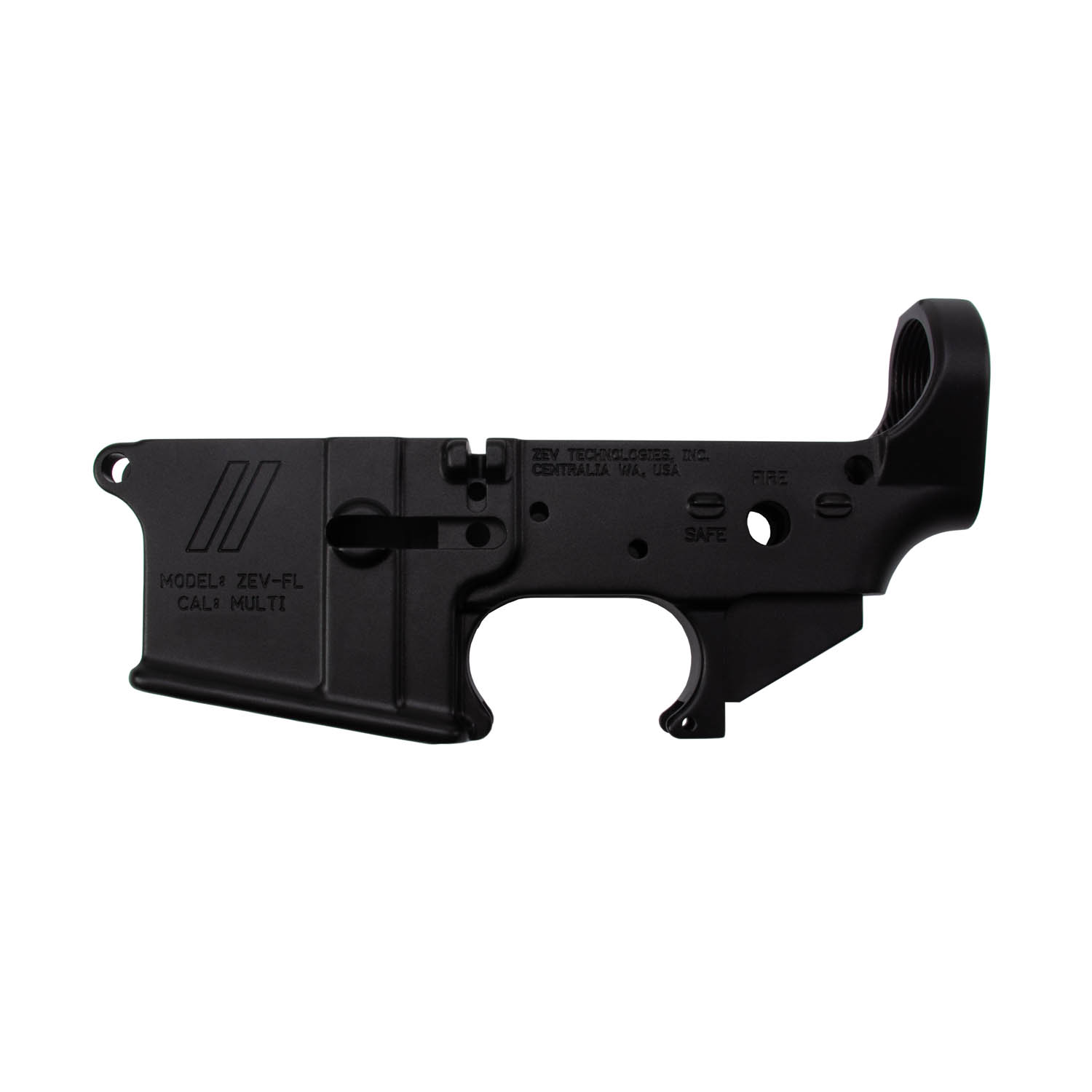 Zev Tech AR-15 Stripped Forged Lower Receiver: MGW