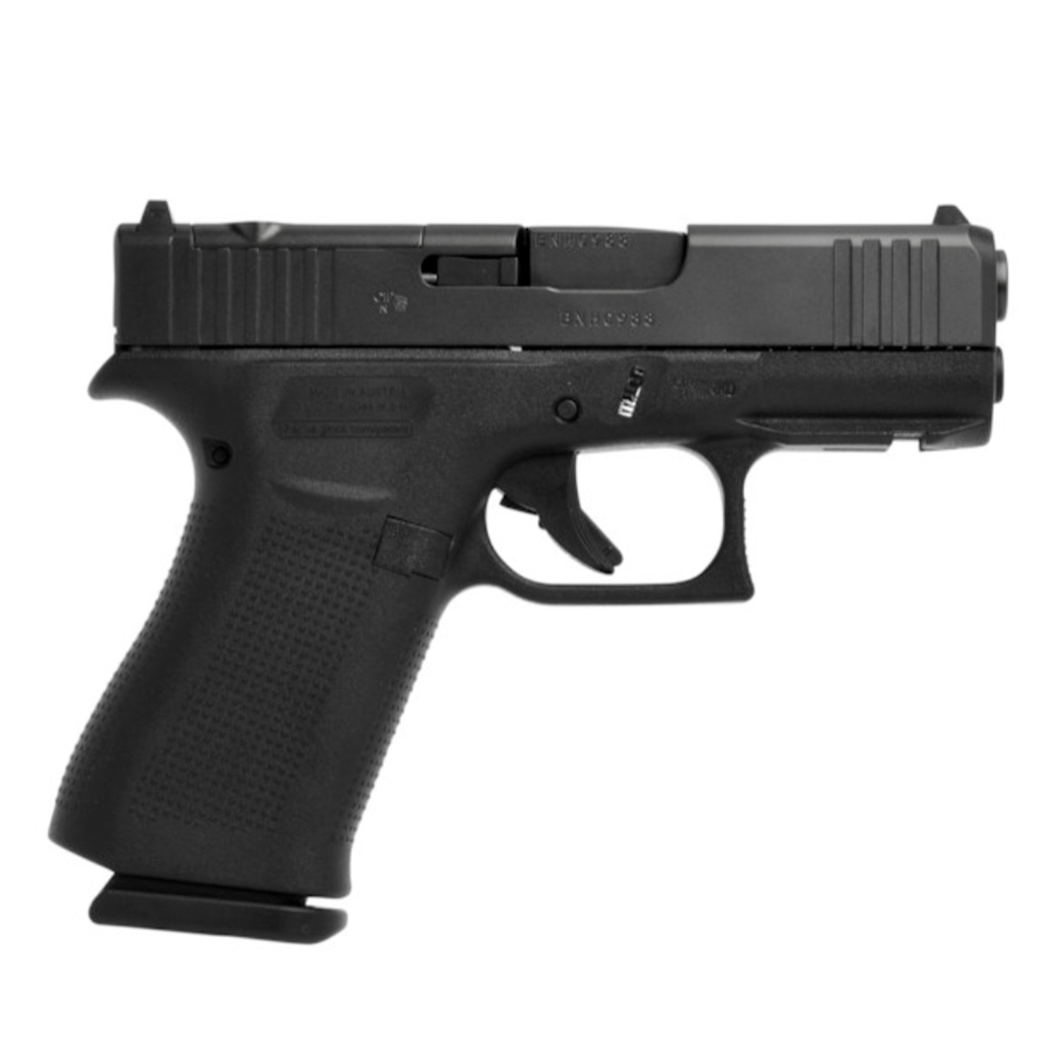 Glock 43X MOS 9mm Pistol, 10 Round Magazines: MGW