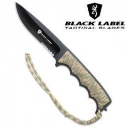Black Label Stone Cold Spear Point, Cord Knife