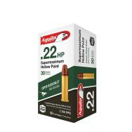 Aguila Supermaximum, 22 LR Hyper Velocity Ammunition, 30gr. Hollow Point, 50 Round Box
