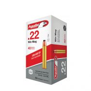 Aguila .22 Win Mag High Velocity Ammunition, 40gr. Soft Point, 50 Round Box