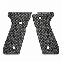 VZ Grips Beretta 92 Gunner Grip, G10 Black Gray