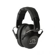 Walker's Low Profile Passive Folding Earmuff, Black