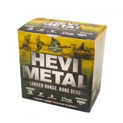 Hevi Shot Hevi Metal Long Range 12ga. 3" 1-1/4oz. #6 Shot, 25 Round Box
